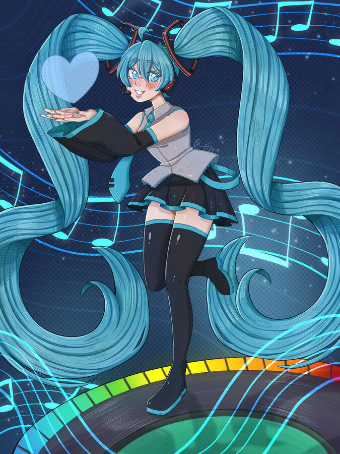 Hatsune Miku BDay fanart